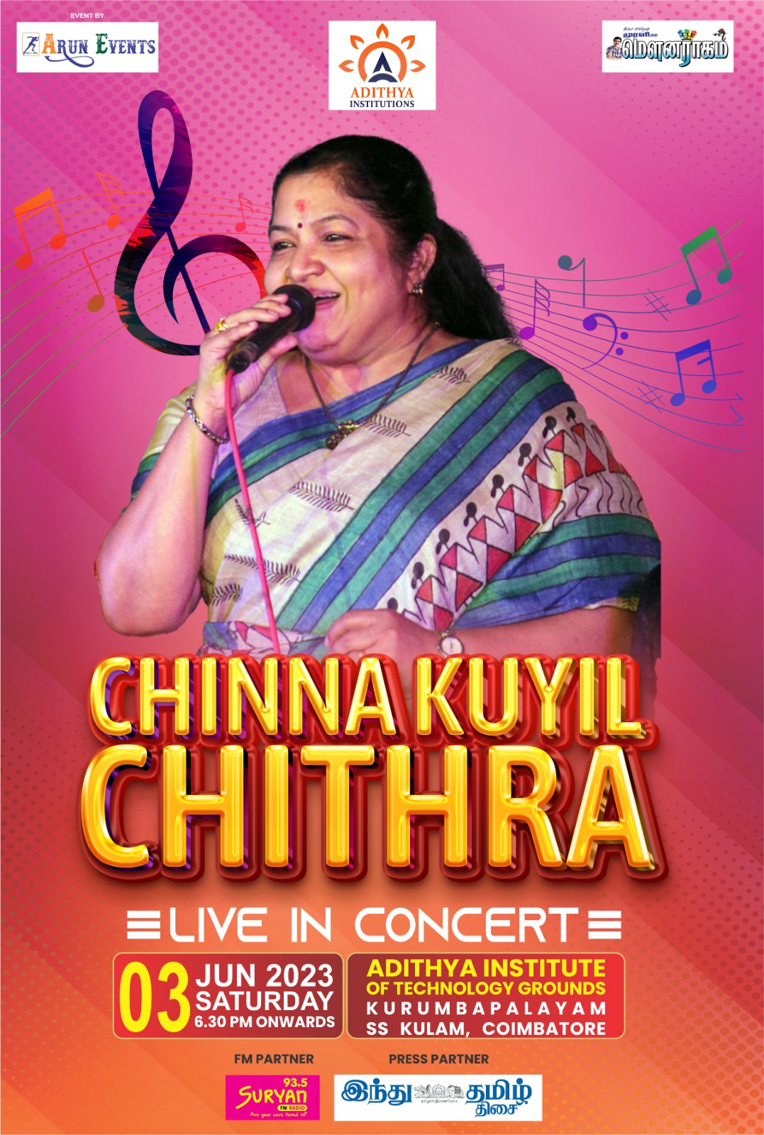 Live Concert by Chinnakuyil